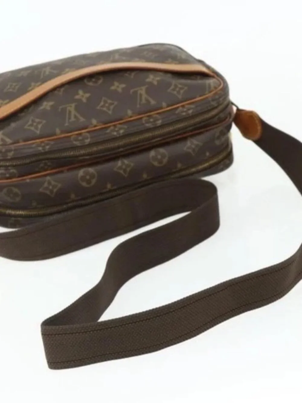 LOUIS VUITTON Monogram Reporter PM Shoulder Bag M45254 LV Auth ka4029